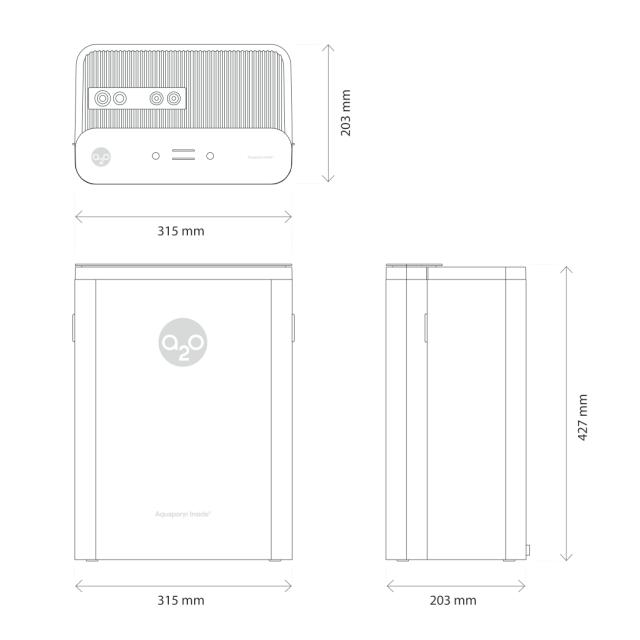 Aquaporin A2O Pure vandfiltreringssystem