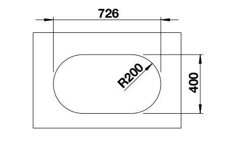 BLANCO OOVALON 700-U