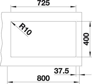 BLANCO SUBLINE 430/270-U UXI