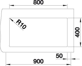 BLANCO SUBLINE 800-U UXI