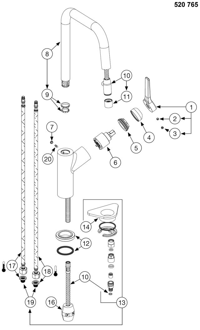 BLANCO JURENA-S krom