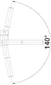 BLANCO LINUS-S vulkangrå